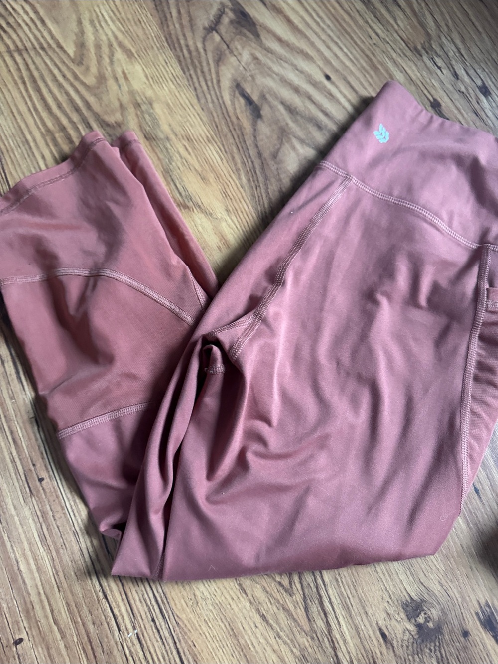 All in motion terra cotta colored leggings
